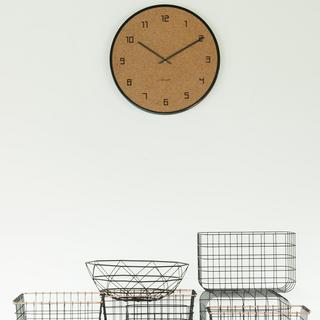 Modest Cork Wall Clock