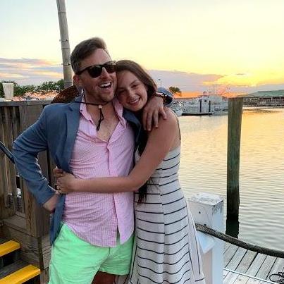 Dinner with friends in Cape May, New Jersey