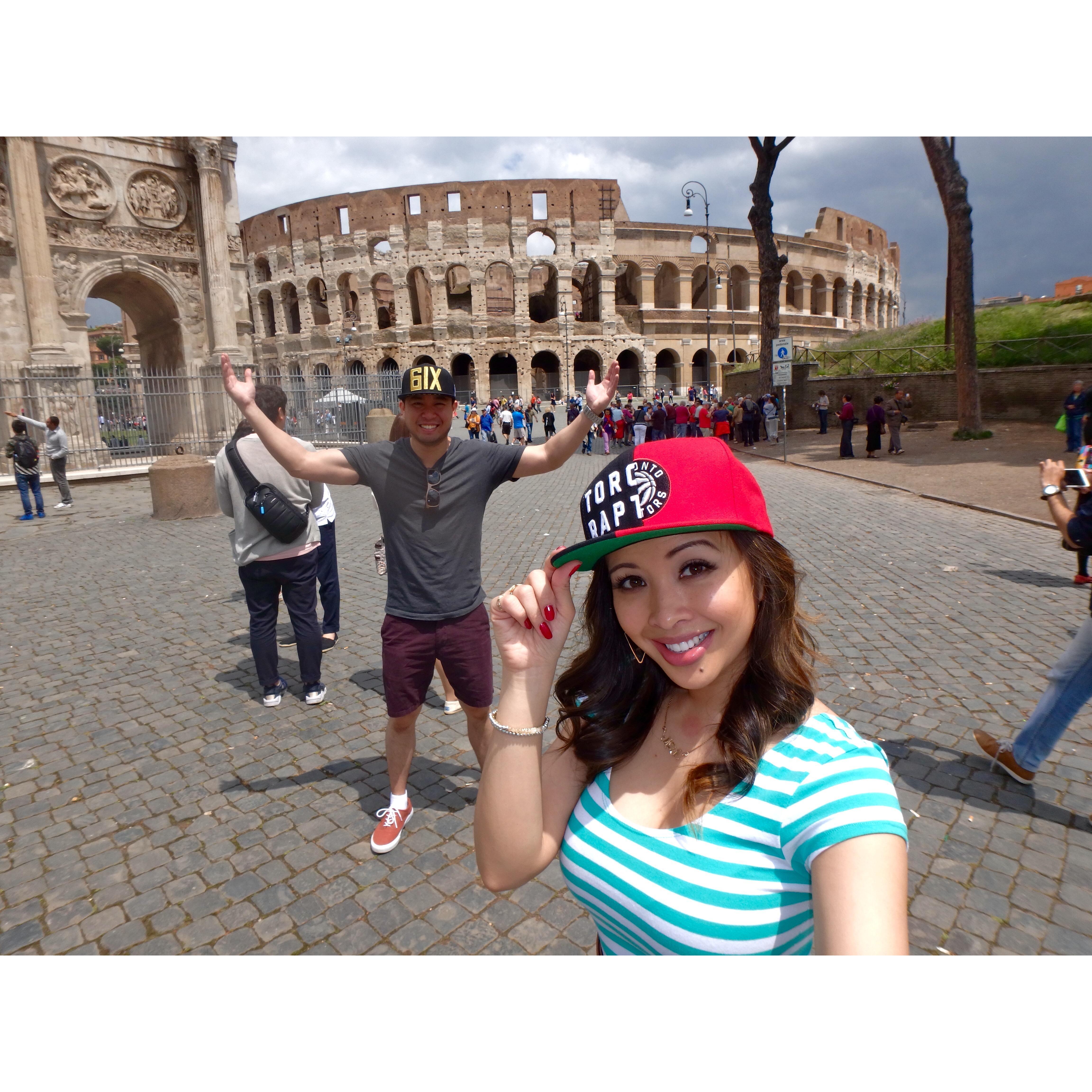 During our first trip to Europe, we spent time in Rome, Italy, embracing the culture and numerous tourist sites.