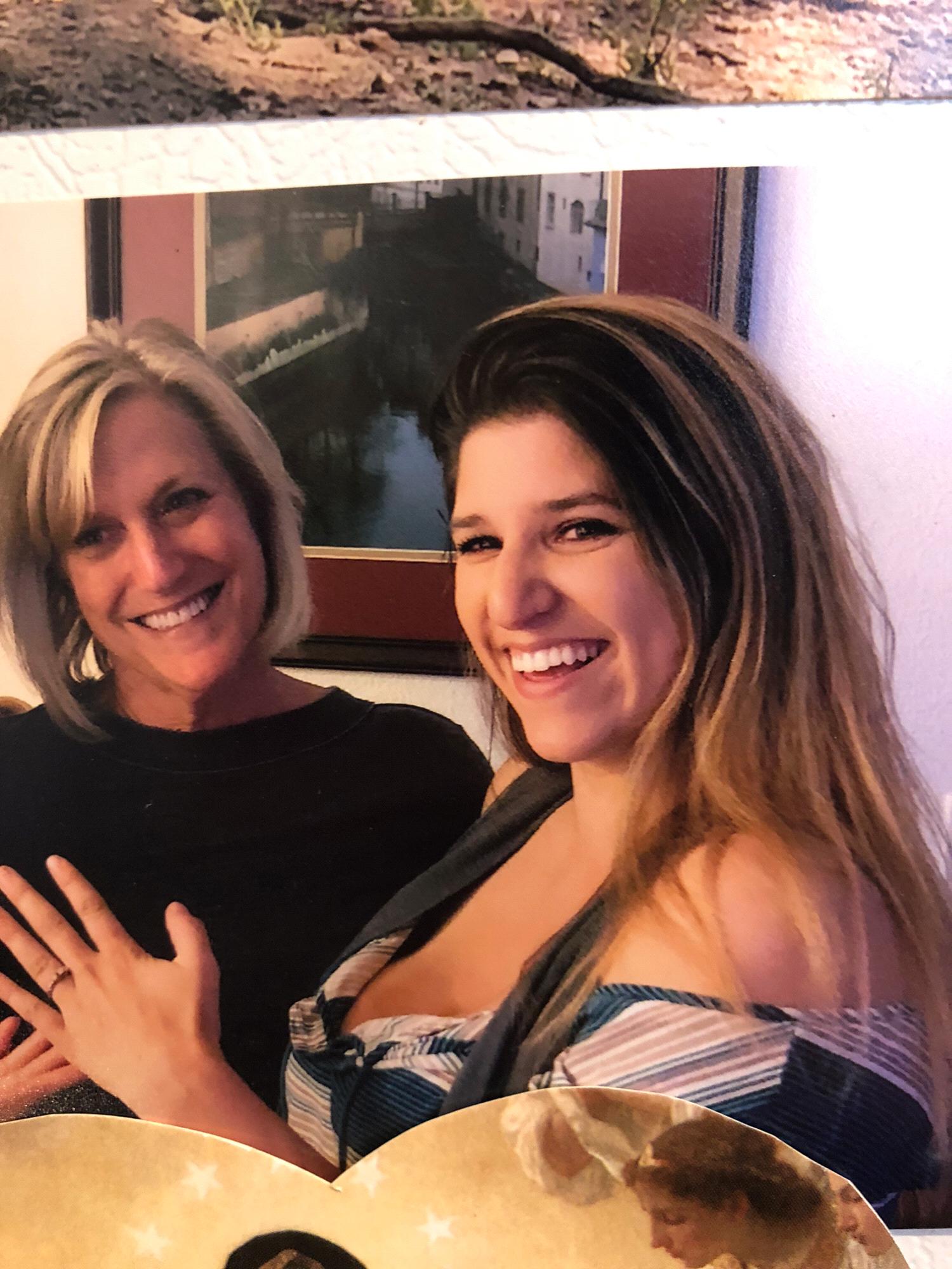 Marina and Conner’s Mom celebrating the engagement!