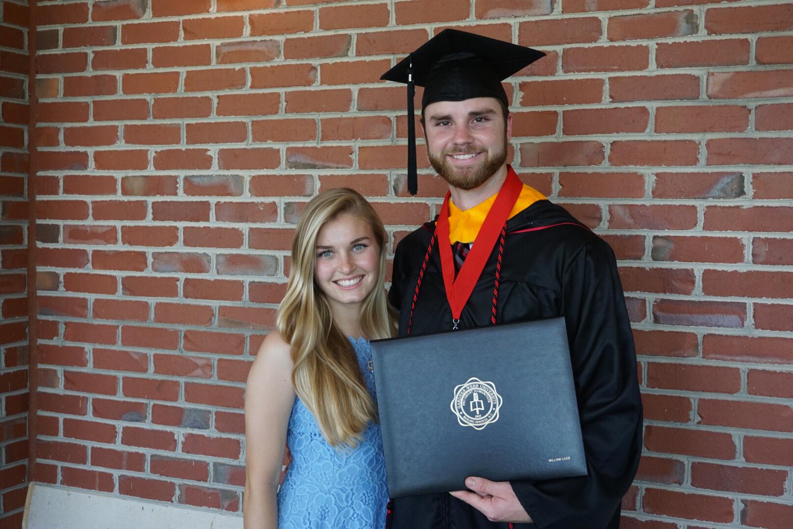 Will's college graduation, BS in Accounting - May 2018