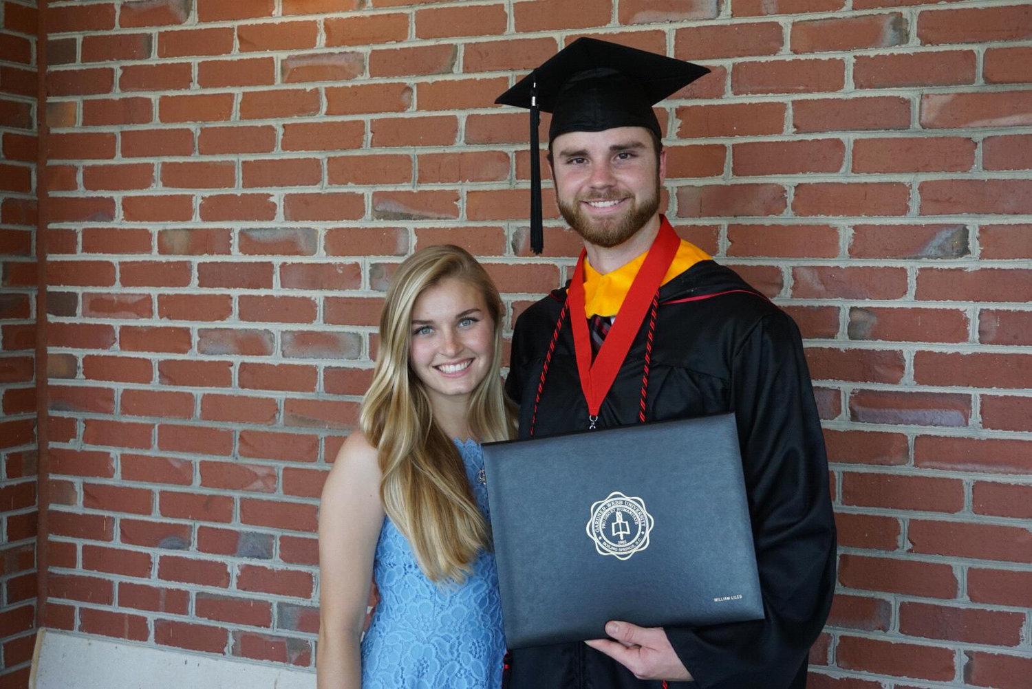 Will's college graduation, BS in Accounting - May 2018