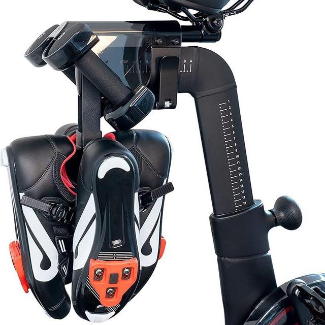 Metal Shoe Hanger for Peloton Bike Plus, Holds 2 Pairs of Shoes, Perfect Accessories for Peloton Bike+, Shoe Holder for Peloton, Solid Metal Shoe Rack