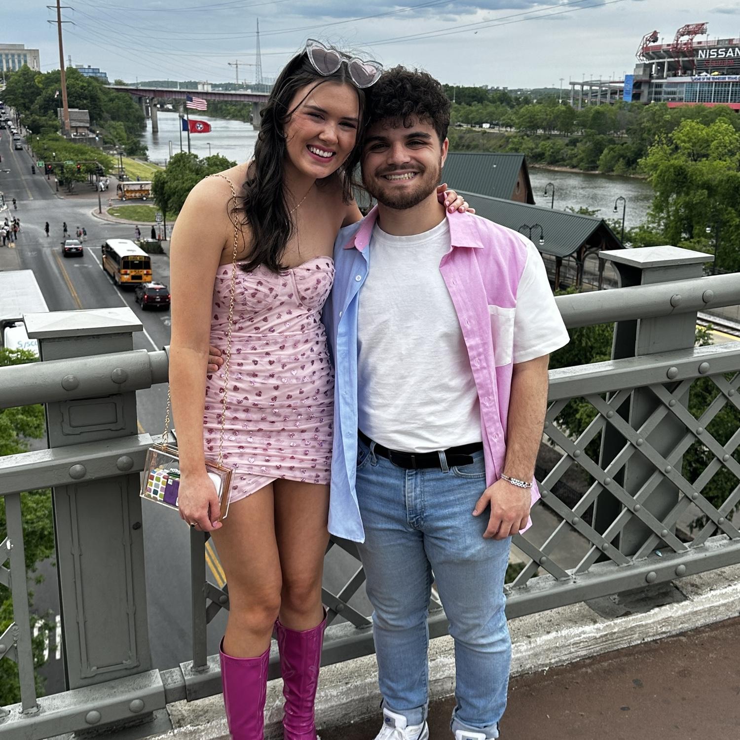Another favorite memory is going to the Eras Tour in Nashville. We’re both huge Swifties!