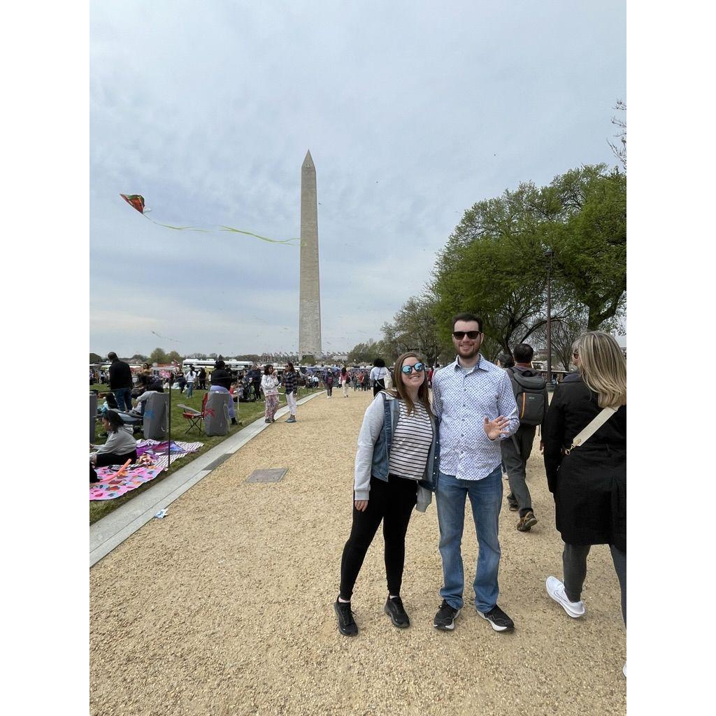 Woah, we can see the Washington Monument from here!