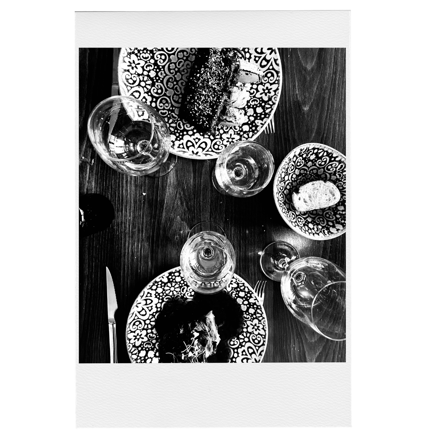 Et plutselig haglskyll sendte oss i ly på en koselig restaurant i Madrid