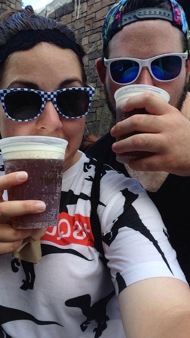 Butter beer at Hogsmeade at universal studios