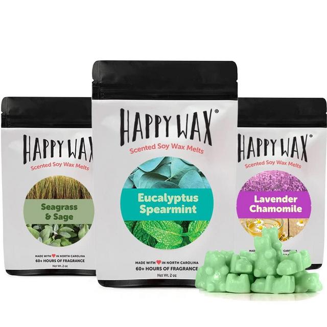 Happy Wax Spa Day Mix Scented Natural Soy Wax Melts – 8 Oz. of Scented Wax Melts, Made in USA