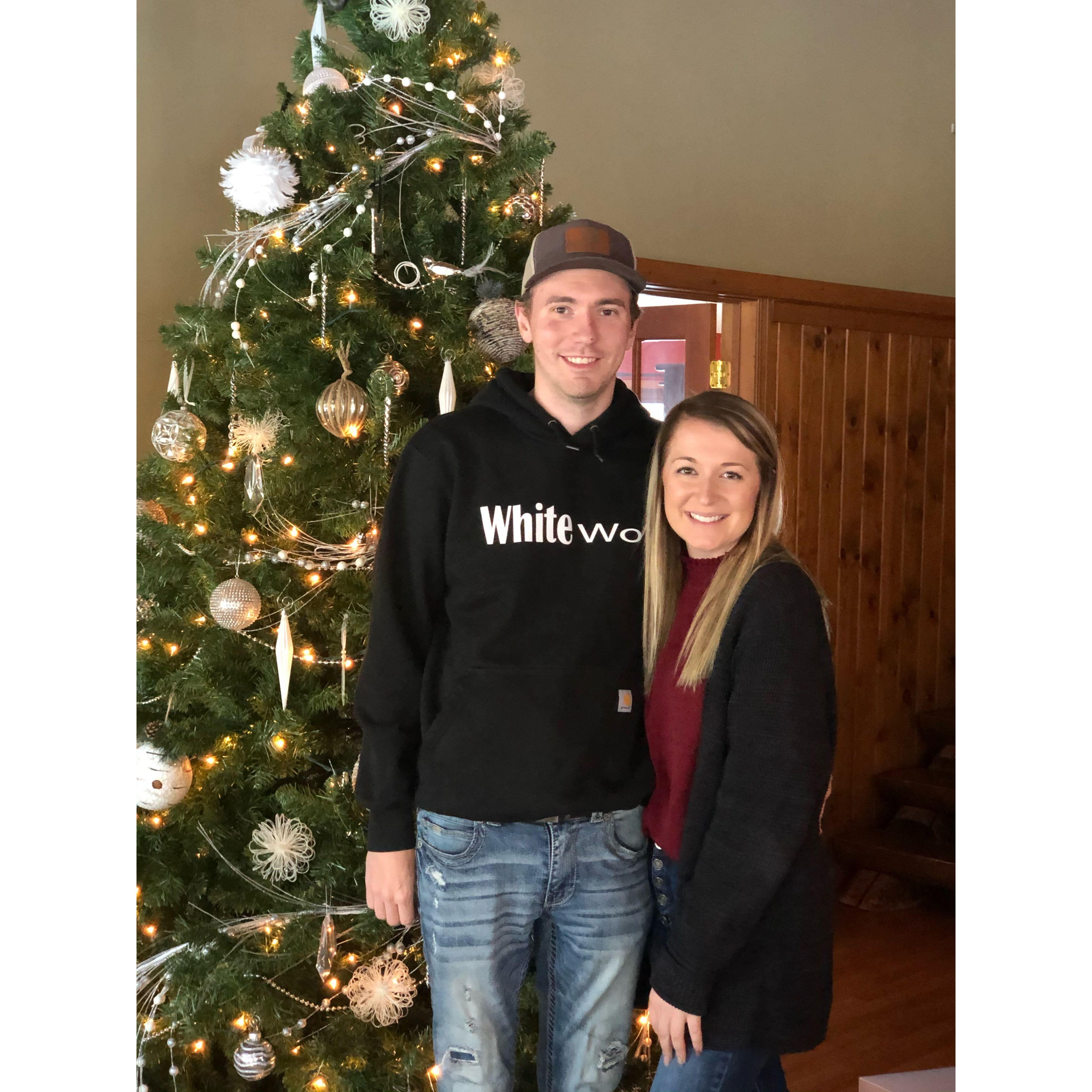 Our first Christmas together.