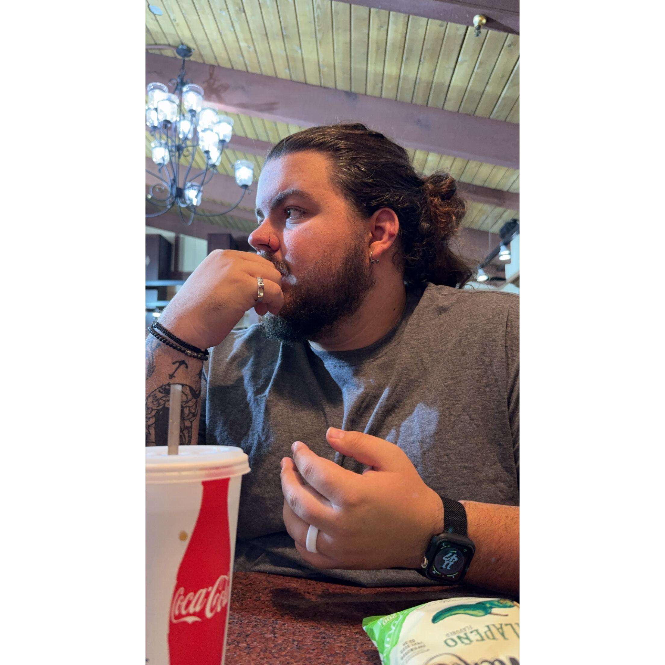 Love this picture of him