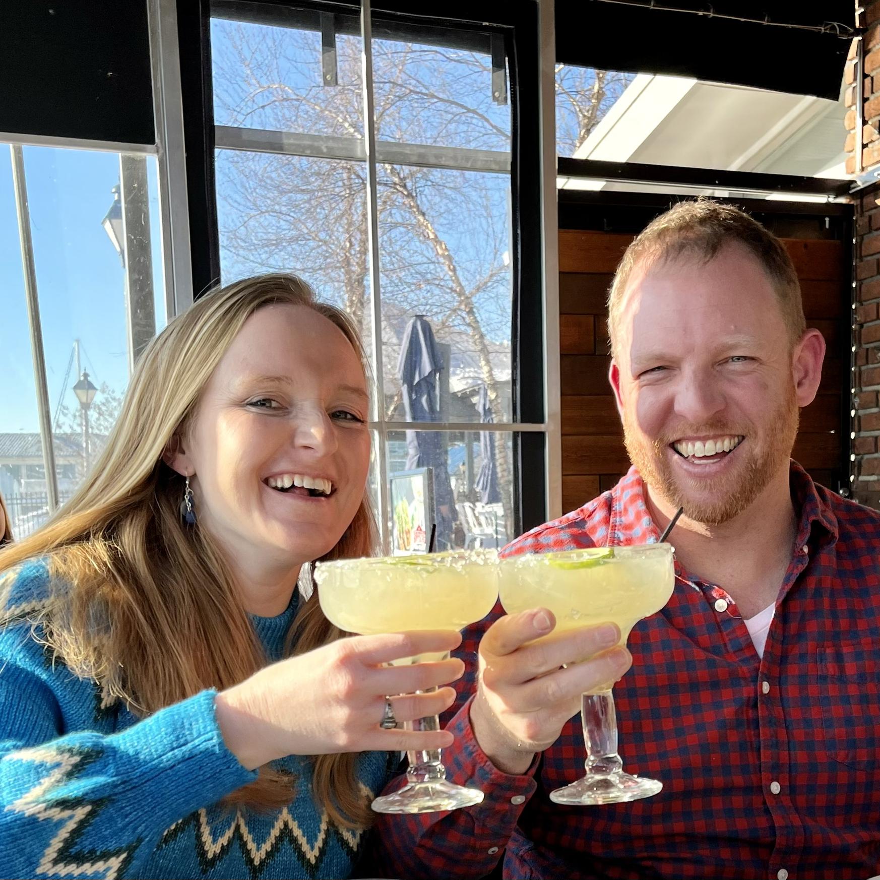 Margaritas at Bayside Cantina. Just for fun! January 2022.