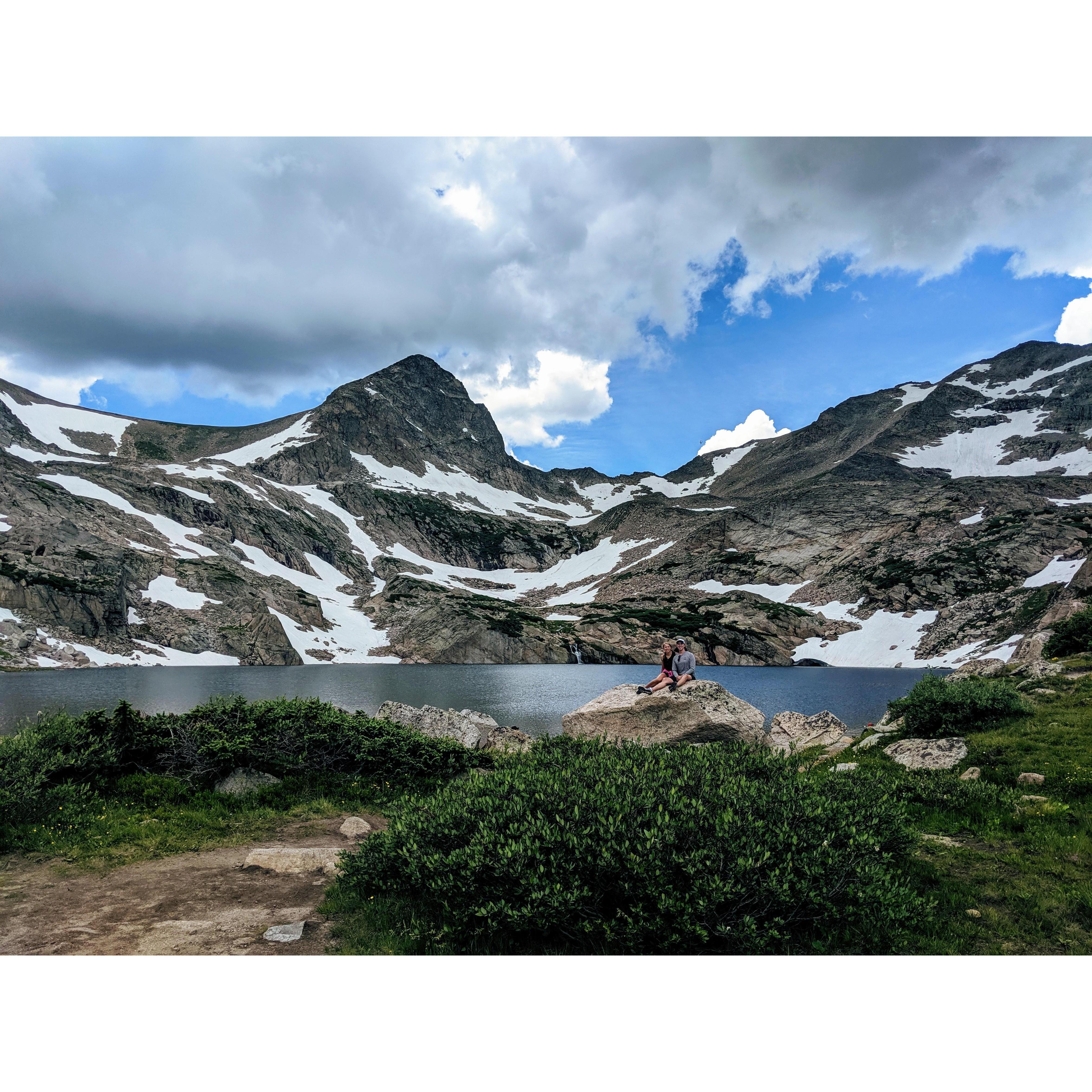 Hiking outside of Boulder, CO. August 2019.