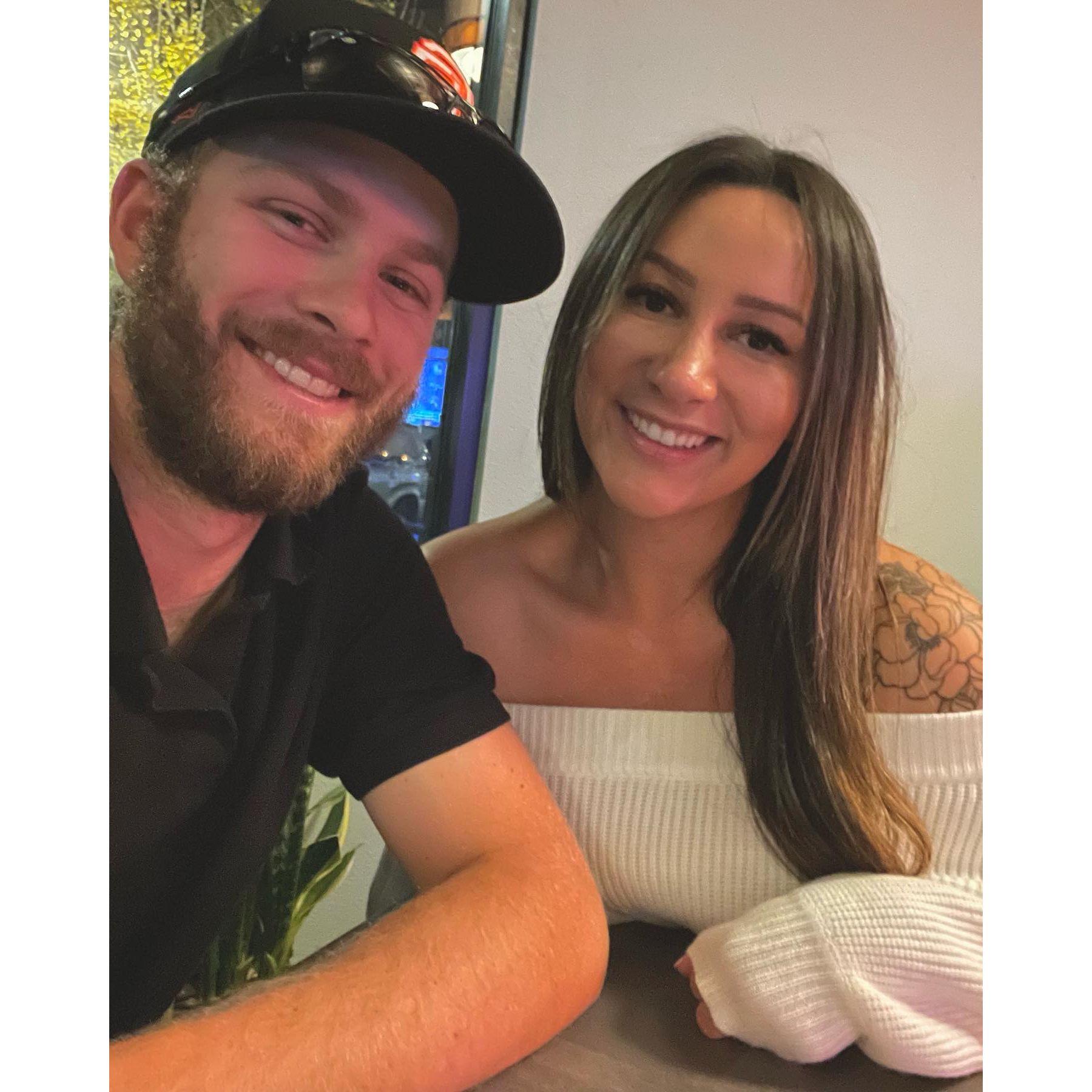 The first time we celebrated a birthday together