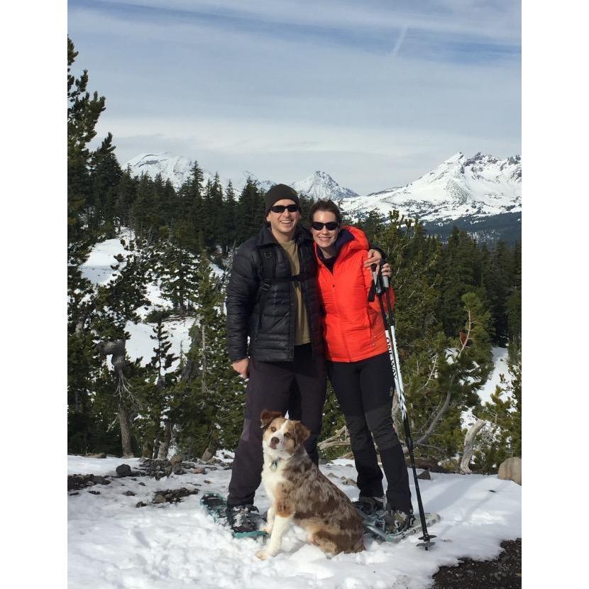 Snowshoeing on Mt. Bachelor