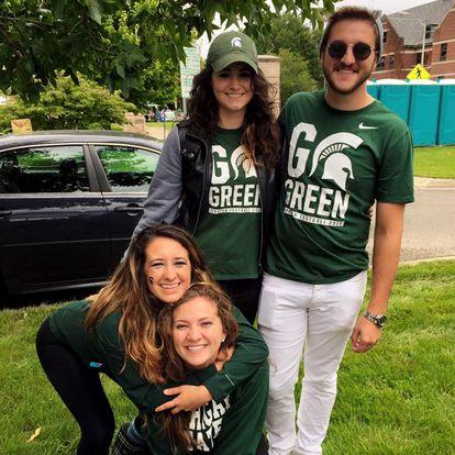 July 2014 - Hannah and Harrison enter Michigan State University as Freshman
