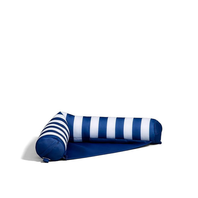 Big Joe Noodle Sling, No Inflation Needed, Pool Float with Armrests, Quick Draining Fabric, Cup Holder