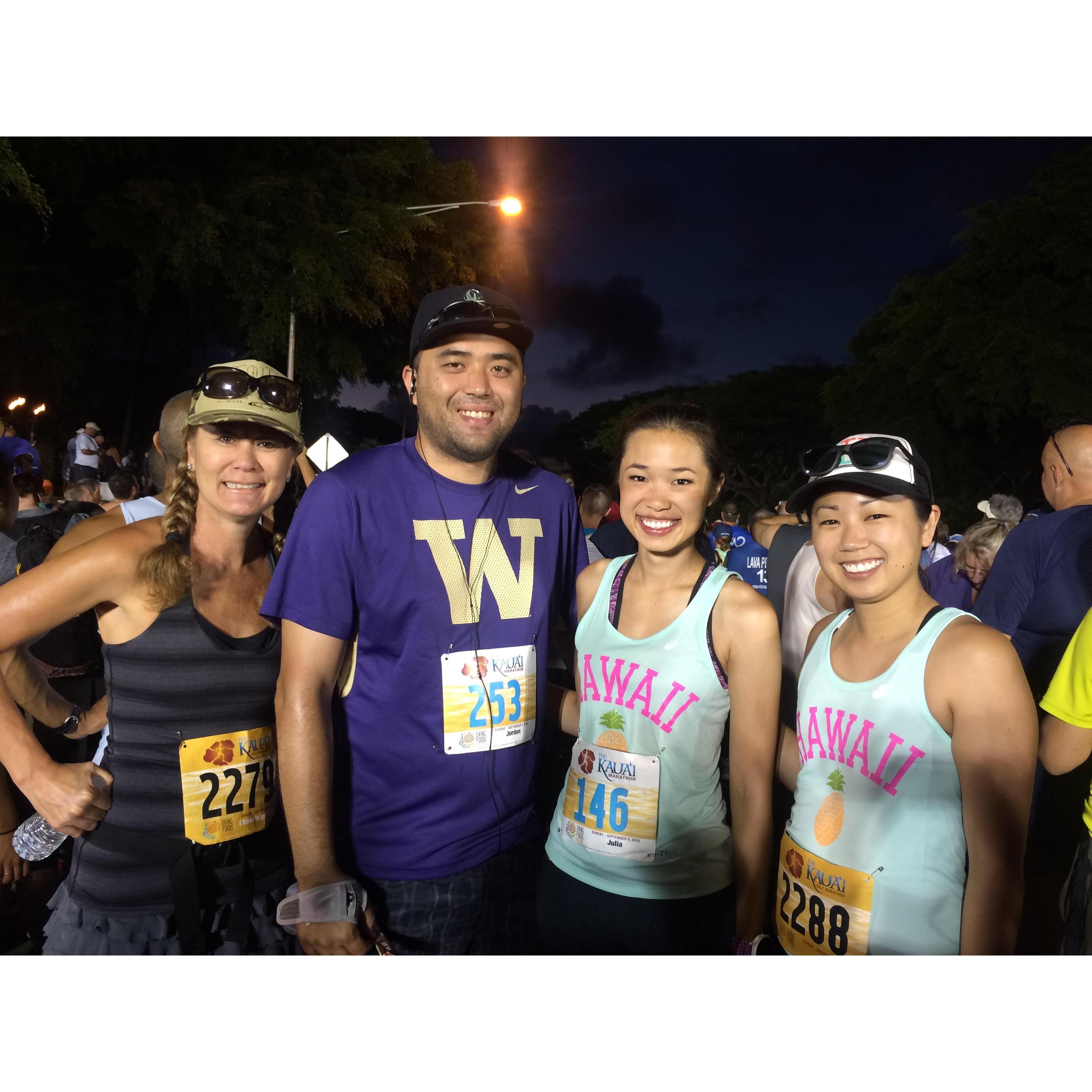 Hawaii: Kauai Marathon with our friends and family