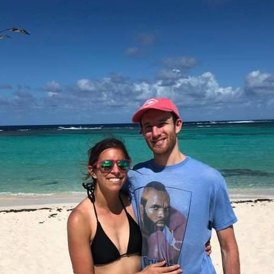 First big trip together to the British Virgin Islands (Thanks, Dave!!) and when we really knew we wanted to be married. The crystal blue waters inspired the engagement ring!