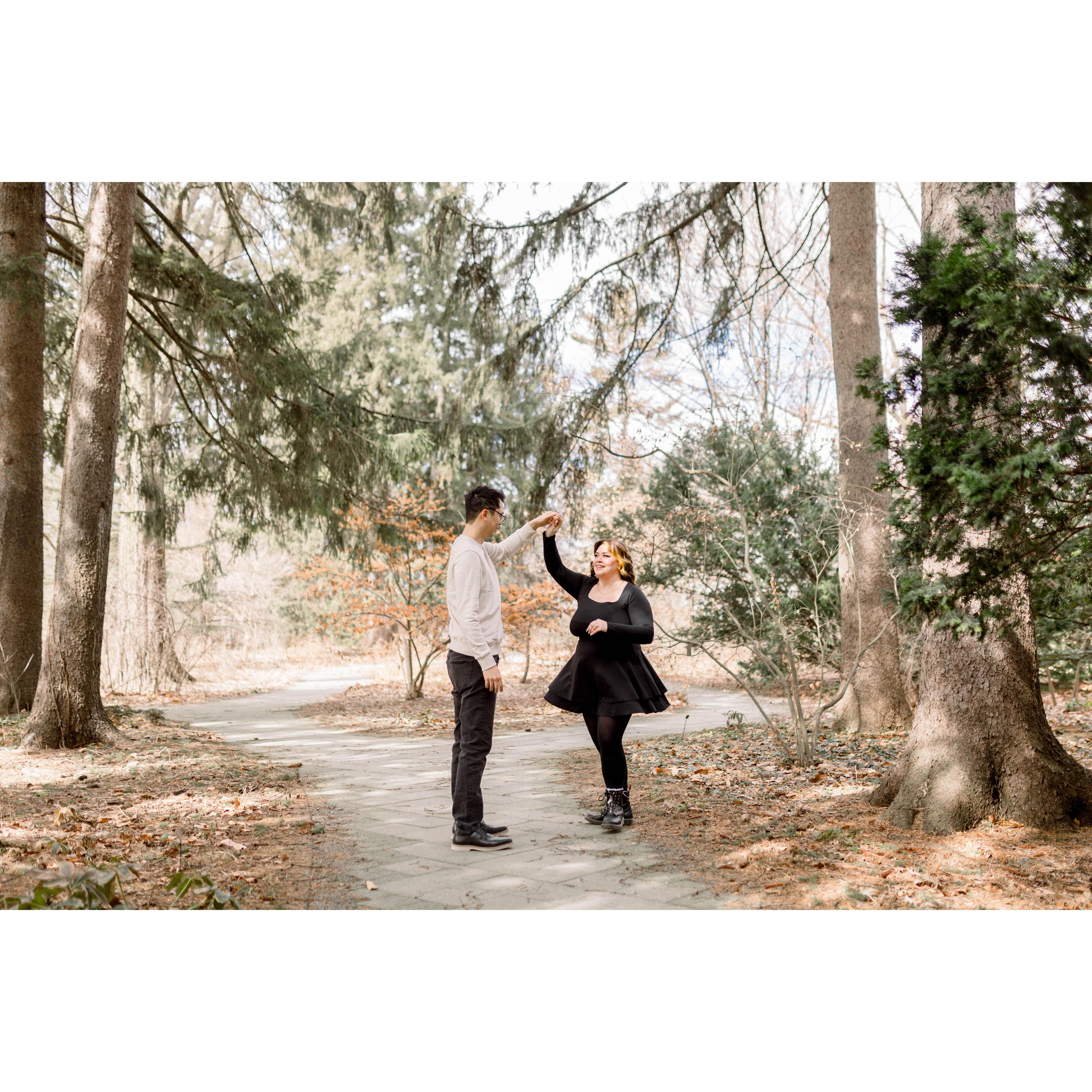Photos from our engagement session.