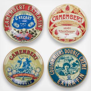 Fromage Coupe Plate, Set of 4