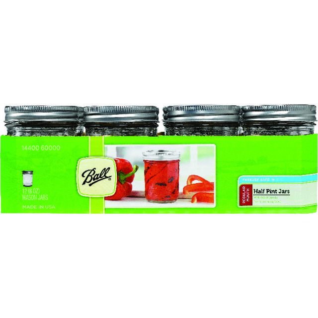 Ball Regular Mouth Canning Jar 8 oz 12 pk