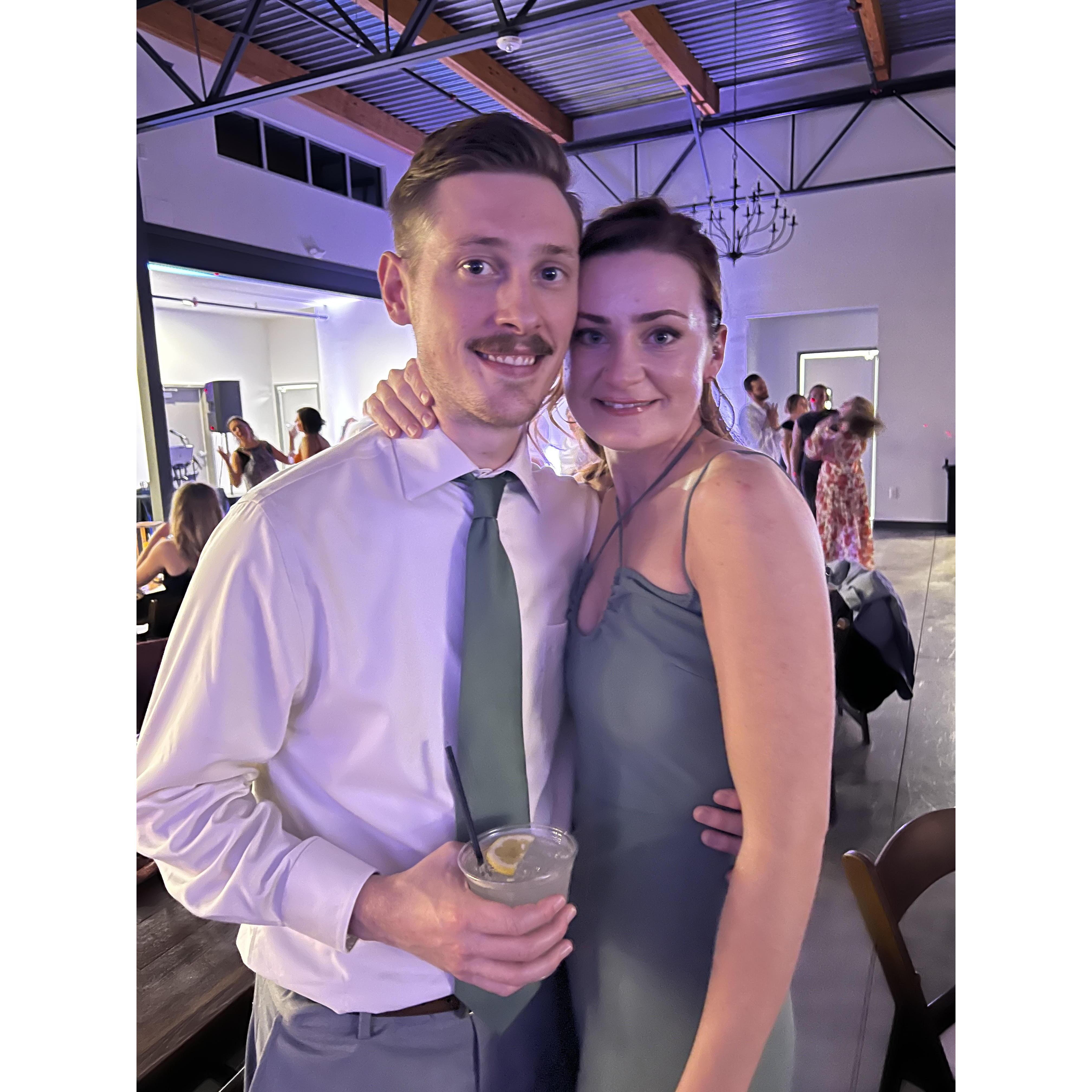 2023 Partying too hard at Kayla and Kenny's wedding!