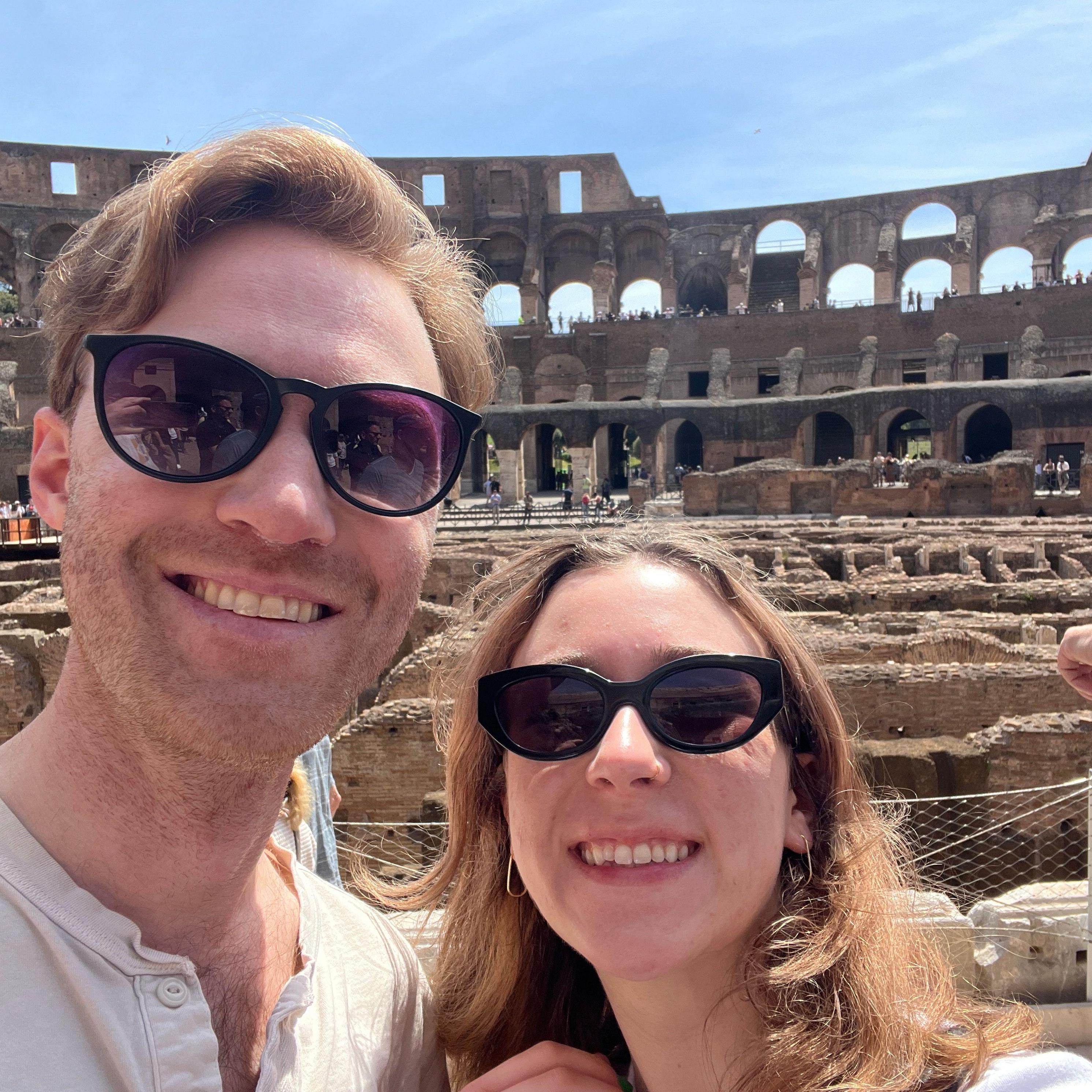 April 2024 - Touring the colosseum in Rome