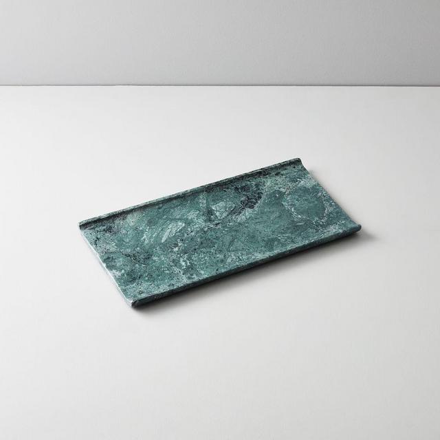 Pure Foundation Marble Tray, Small, Green