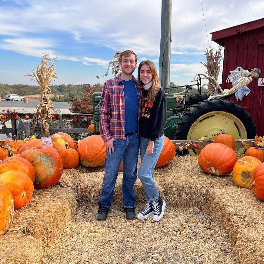 We went to a pumpkin patch with Karisa and Skyler