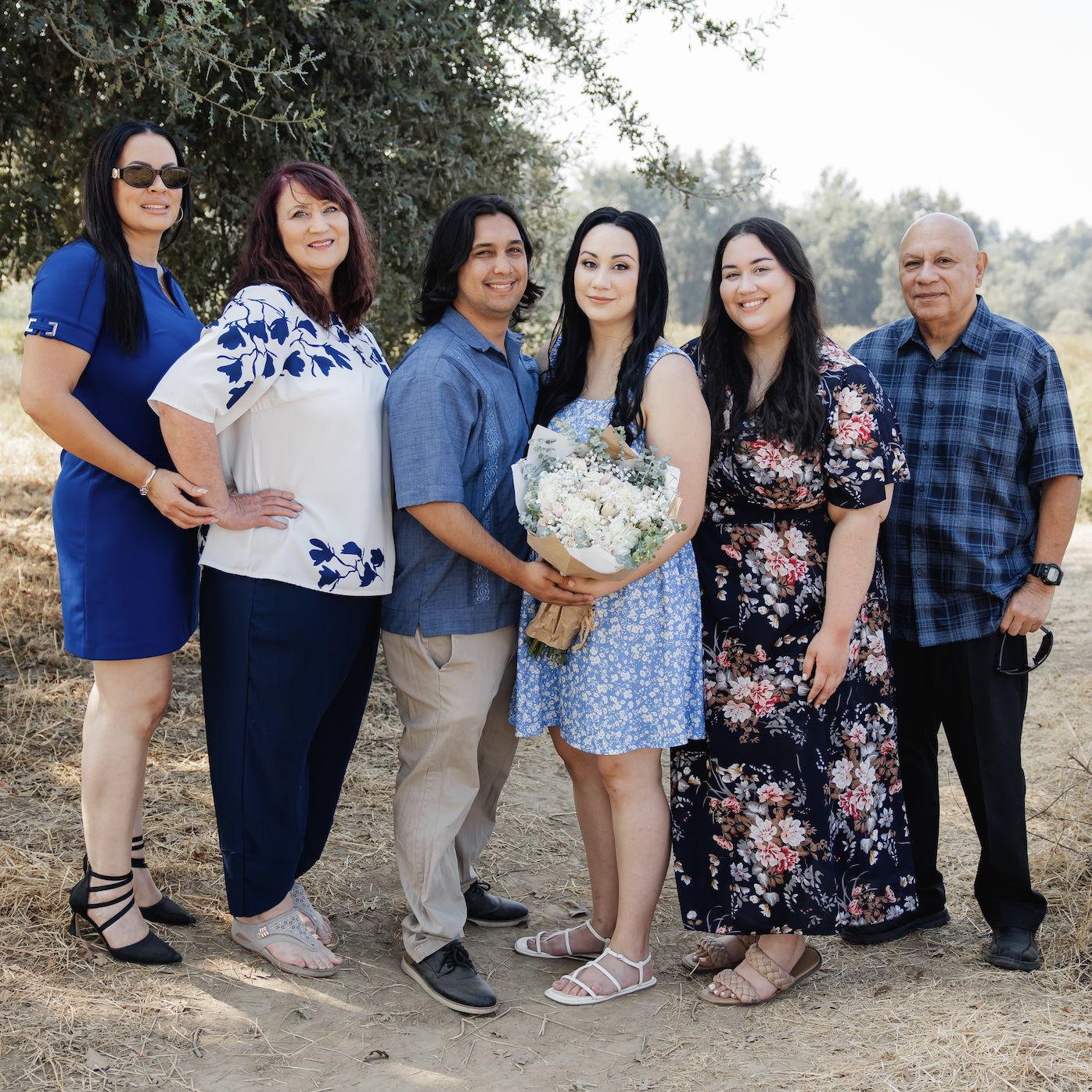 Rico, Ashley, her two sisters, and parents <3