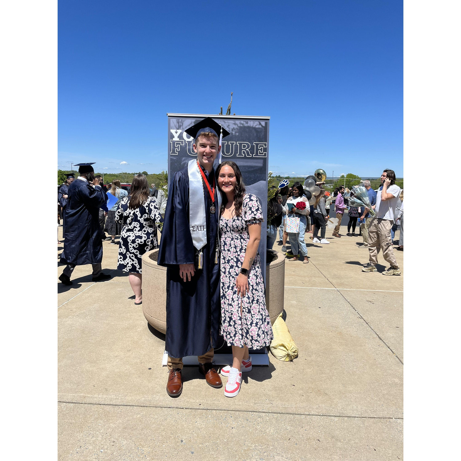 We celebrated you graduating from college!