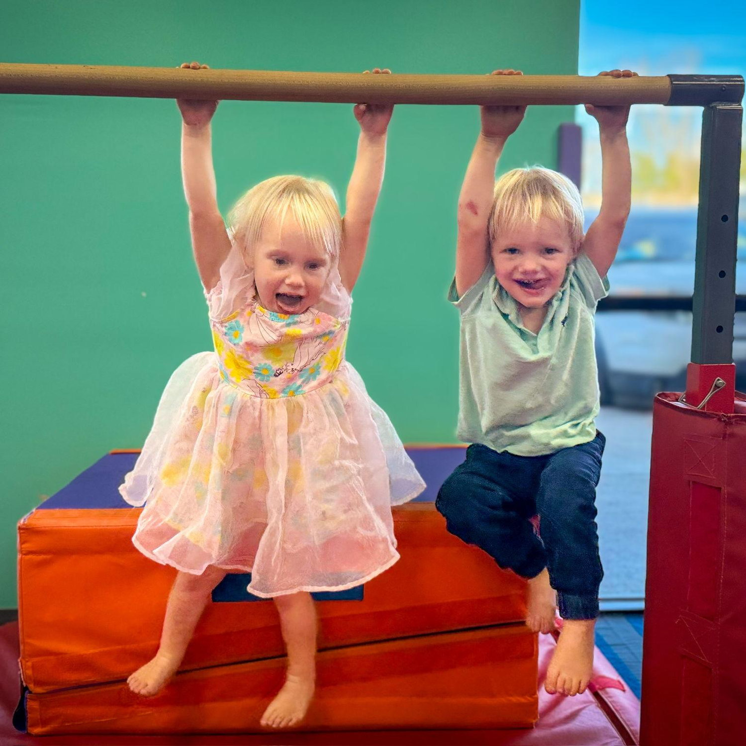 Twins 3rd Birthday at the Little Gym.