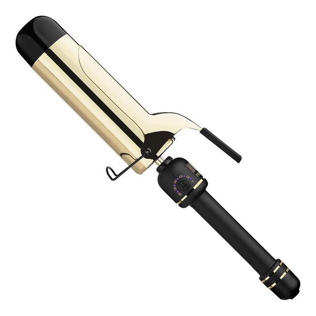HOT TOOLS 24K Gold Professional 2" Extended Barrel Curling Iron with Clamp for Loose Curls - 24K Gold Technology for Long-Lasting Results & Longer Barrel for Easy Styling