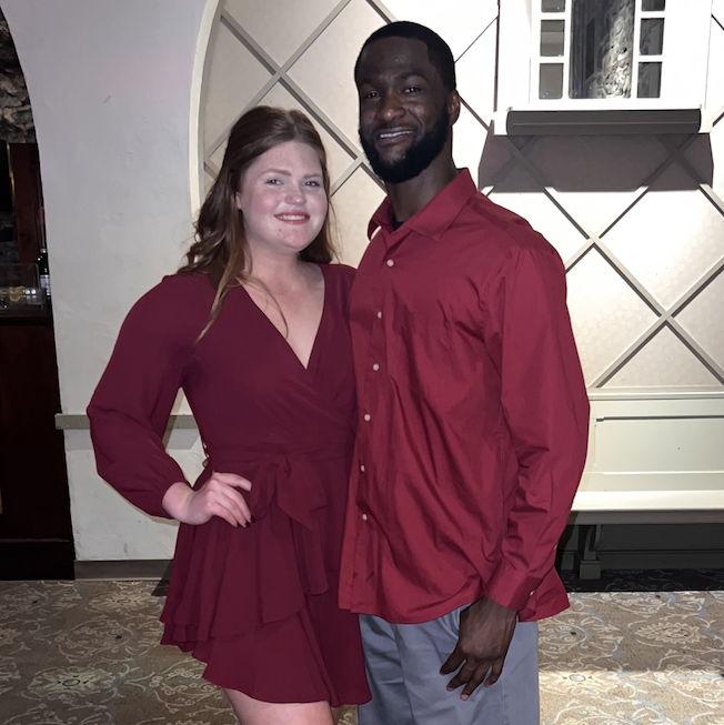 Our first wedding together!