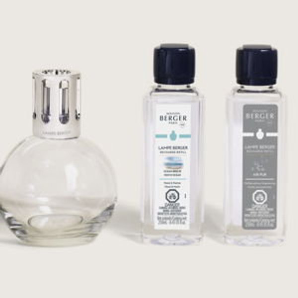 Essential Round Lamp Ritual Starter Kit with Air Pur So Neutral + Ocean Breeze