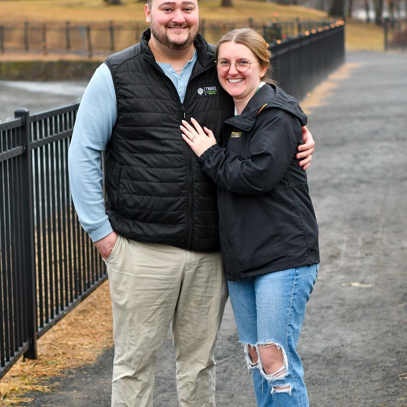 Right after Glenn proposed!