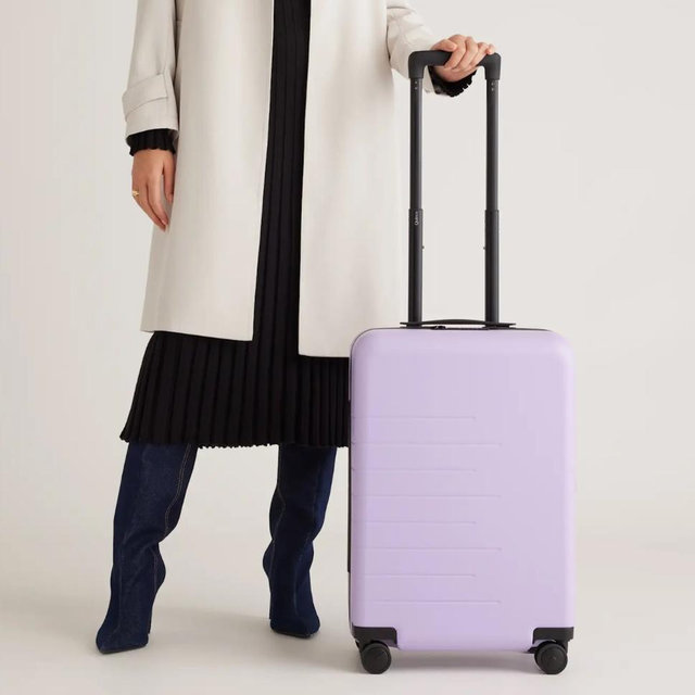 Carry-On Suitcase in Lavender