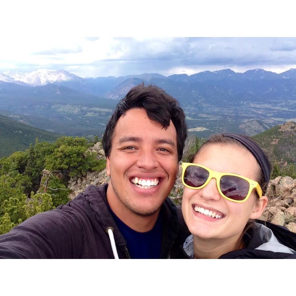One of our first times hanging out together was on a hike in which we got lost. Tradition usually leads us to Dairy Queen afterwards. [Estes Cone hike in RMNP]