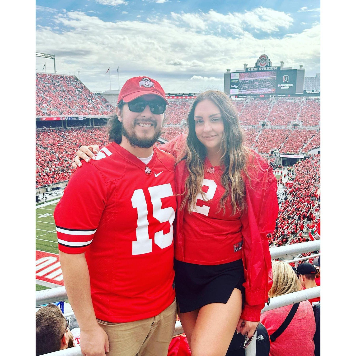 October 21, 2023 - Watching Ohio State obliterate Penn State at Ohio Stadium in Columbus, OH... (IO!)