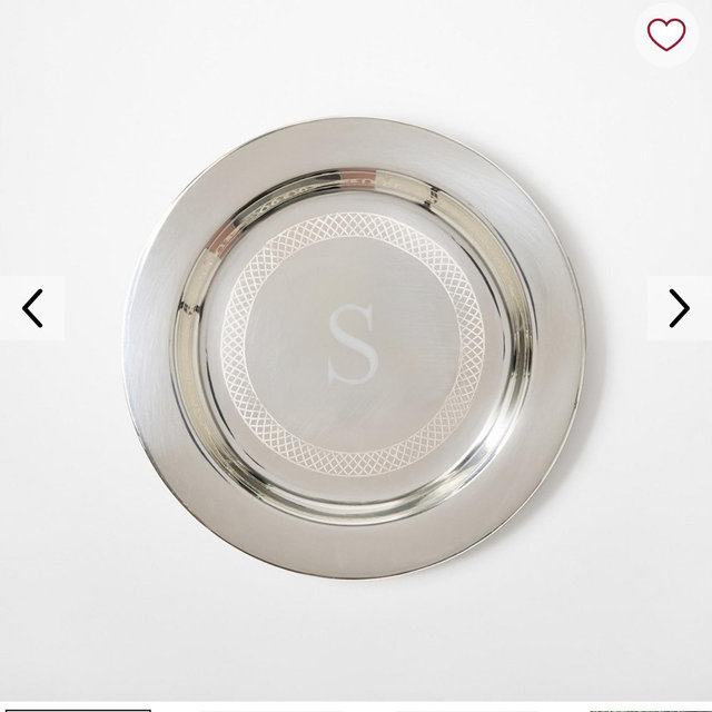 Celebration Silver Etched Coasters, Set of 4