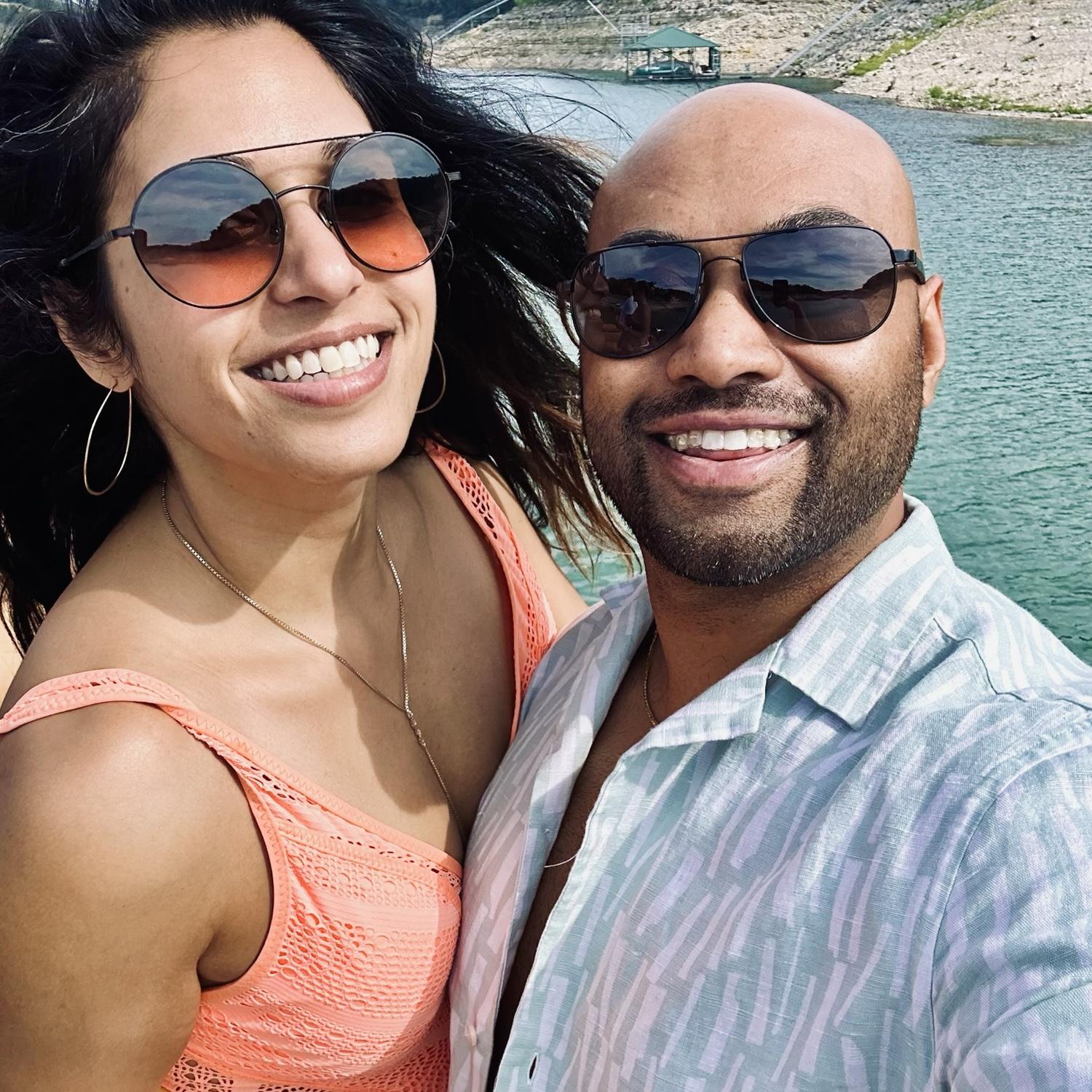 One of many boat days. We love basking in the sunshine on a boat!