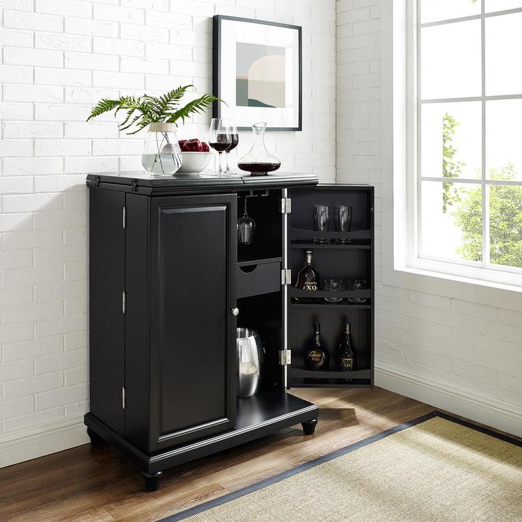Bar cabinet expandable sales