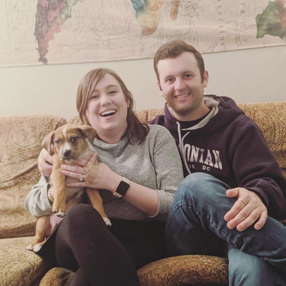 Bryna, Zachary, and their son Furlan.