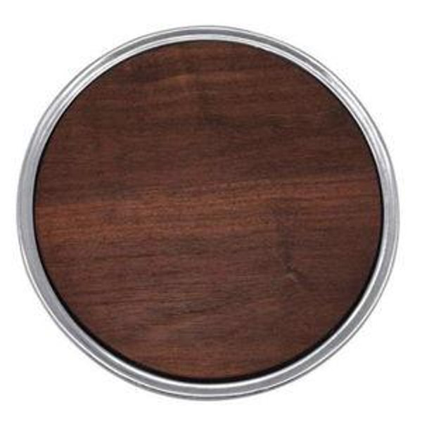Signature Round Cheese Board with Dark Wood Insert