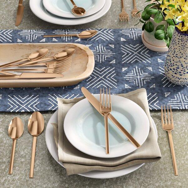Atlas Mirror 20 Piece 18/10 Stainless Steel Flatware Set, Service for 4