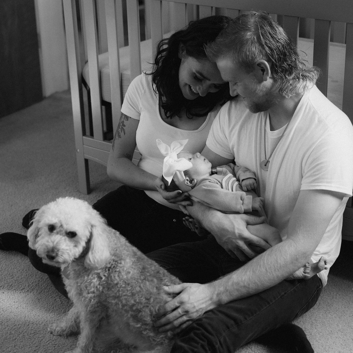 Finally meeting our perfect girl❤️