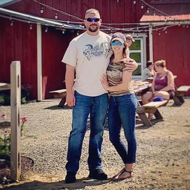 Red Shed Brewery in Cooperstown - one of the first places we went on Matt's Harley together