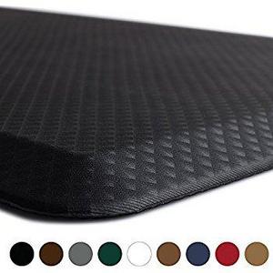 Anti-Fatigue Comfort Standing Mat Kitchen Rug (Black, 39"x20")
