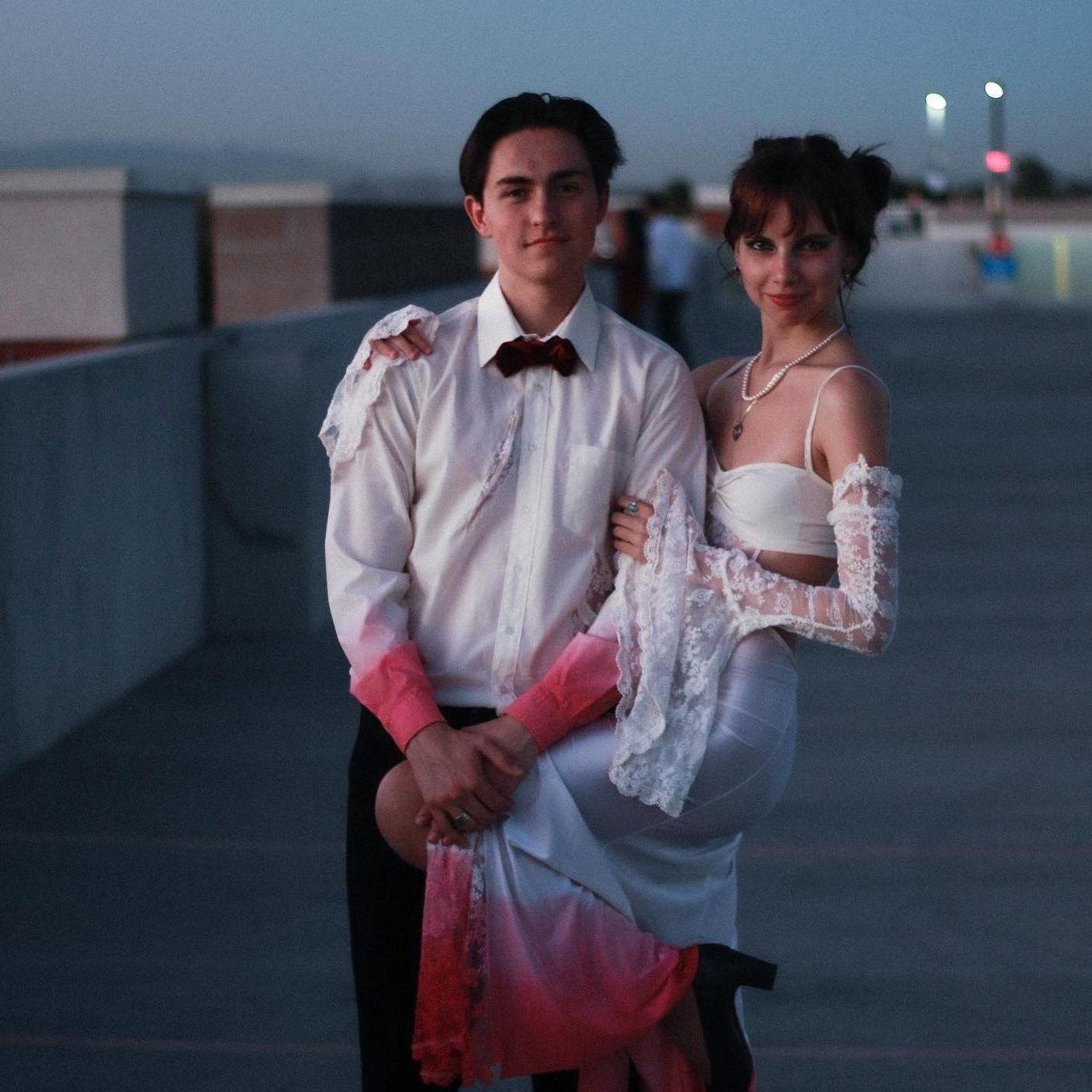 Hand-made outfits for GCU Winter Formal (it was 90 degrees)