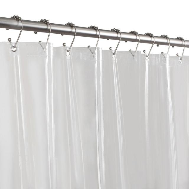 Simply Essential™ 70-Inch x 72-Inch Heavyweight PEVA Shower Curtain Liner in Clear